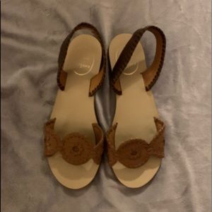 Jake Rogers liliana leather slingback